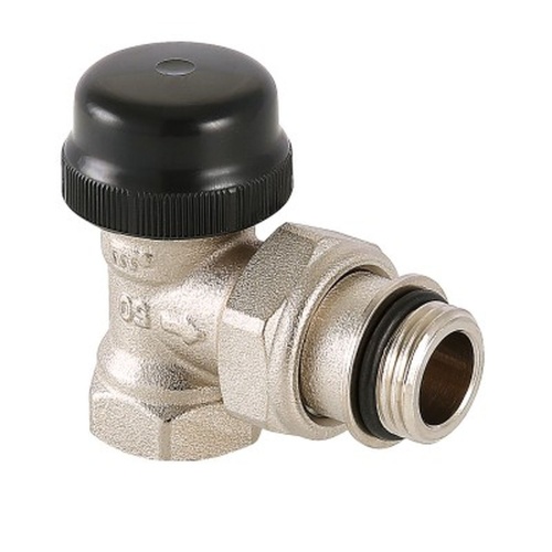 Клапан термостатический для радиатора угловой с преднастройкой (KV 0,1-0,6) 1/2" | код. VT.037.N.04 | VALTEC Клапан термостатический для радиатора угловой с преднастройкой (KV 0,1-0,6) 1/2" | код. VT.037.N.04 | VALTEC