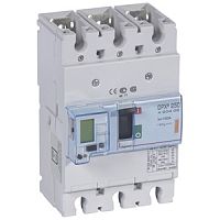 Автоматический выключатель DPX3 250 - эл. расцепитель - с изм. блоком - 25 кА - 400 В~ - 3П - 100 А | код. 420405 | Legrand 
