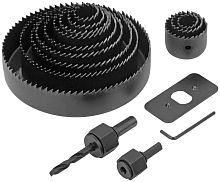 Пилы круговые 19-127 мм, набор 12 шт, в кейсе | код 36763 | FIT