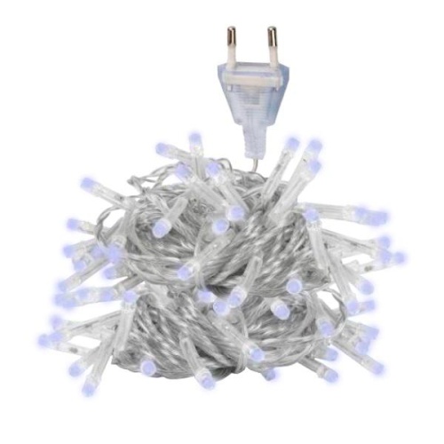 Гирлянда светодиодная нить AC-G01-120W, 120 бел. LED, 12.8 м., 8 реж., 220В ФAZA | код 5047679 | JazzWay