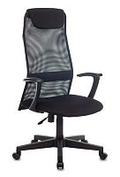 Кресло руководителя Бюрократ KB-8 черный TW-01 TW-11 сетка/ткань с подголов. крестов. пластик | код 492617 | БЮРОКРАТ