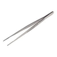 Пинцет прямой, рифленый 155 мм ПРОФИ | код 12-0365 | REXANT