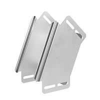 Угол вертикальный внешний 45 градусов Стандарт INOX (AISI 304) 100х100 Промрукав | код PR16.2900 | ПРОМРУКАВ