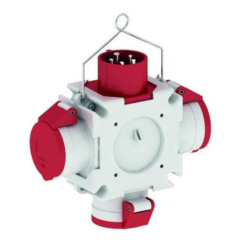 Тройник подвесной 100х100 мм 3хСЕЕ розетка16А 5Р 6h 400v + 1 Вилка ССЕ 16А 5Р 6h 400v 546 | код 546 | Bals Тройник подвесной 100х100 мм 3хСЕЕ розетка16А 5Р 6h 400v + 1 Вилка ССЕ 16А 5Р 6h 400v 546 | код 546 | Bals