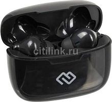 Гарнитура внутриканальные Digma TWS-19 черный беспроводные bluetooth в ушной раковине (TWS19B) | код 1546943 | DIGMA