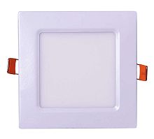 Светильник светодиодный ультратонкий встраив. PPL-S 6Вт 4000К IP40 WH 120мм квадрат | Код. 5008229A | JazzWay