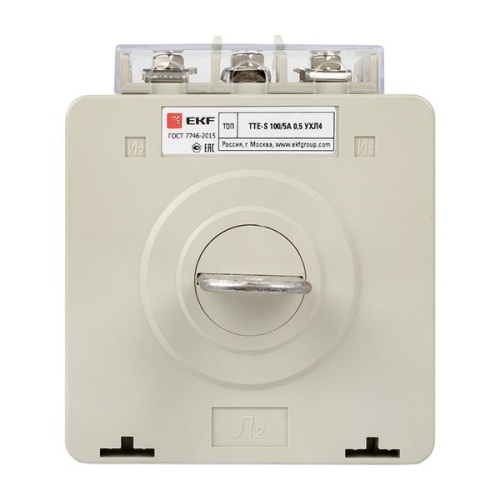 Трансформатор тока ТТЕ-A-100/5А с клеммой напряжения класс точности 0,5 PROxima | код tte-S-100 | EKF фото 5