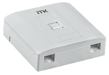 ITK Розетка мультимедиа настенная 2 порта SC/LC и 1 порт KJ | код CS2-MSCLC-32 | ITK by IEK