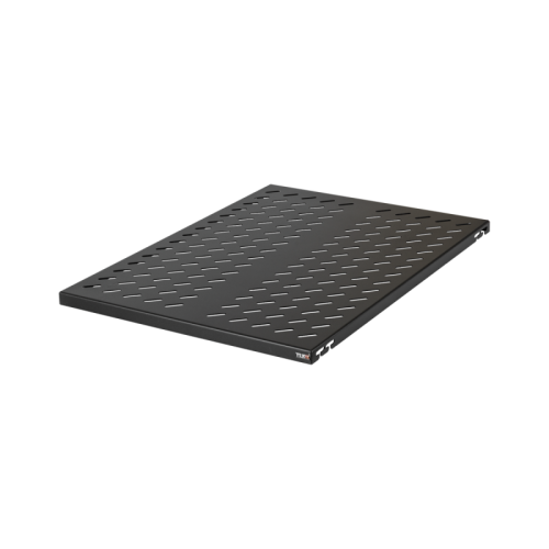 Полка стационарная усиленная TLK, 19, Ш437хГ660мм, для шкафа и стойки глубиной 800мм, черная | код TLK-SHFC-660F-BK | TLK