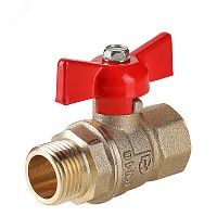 Кран шаровой 11б27п1 Стандарт ВН 3/4' ручка бабочка PN40 | код VT.123.GN.05 | VALTEC