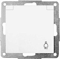 РОЗЕТКА с/заз.с крышк.б/рамки OPTIMA | код 12001302 | POLO