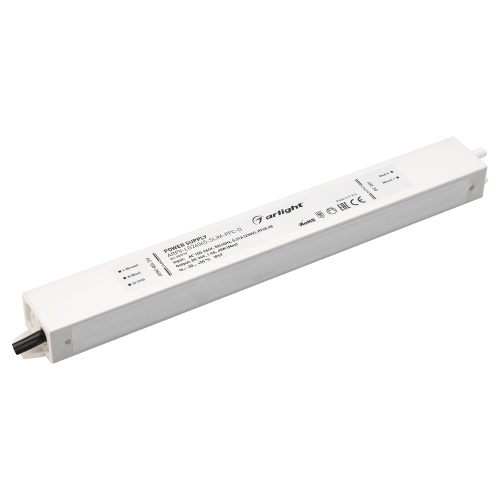 Блок питания ARPV-LG24045-SLIM-PFC-D (24V, 1.9A, 45W) (Arlight, IP67 Металл, 5 лет) | Код. 31719 | Arlight