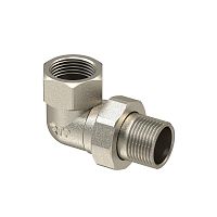 Американка угловая латунь 3/4дюйм никель (инд. упак.) | код 34842 | RTP