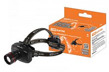 Фонарь «Налобный 7» аккумуляторный, 1Вт 1 светодиод, 0,6 Ач, фокус. TDM | код SQ0350-0046 | TDM