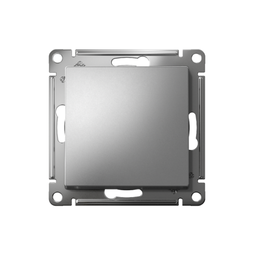 ATLASDESIGN 1-клавишный ВЫКЛЮЧАТЕЛЬ, сх.1, 10АХ, быстрозажимные клеммы, СТАЛЬ | код ATN000911S | Systeme Electric