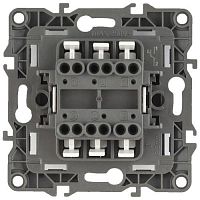 Переключатель Серия 12 12-1112-13 перекрёстный двойной, 10АХ-250В, бронза | код Б0065264 | ЭРА