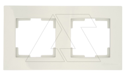 Rita - Рамка 2 поста, горизонтальный монтаж, серый | код 2220-800-1203 | Mutlusan