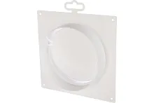 Соединитель круглых каналов с накладной пластиной и обратным клапаном D125 | код 12,5SKNPO | ERA