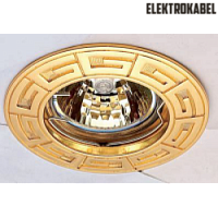 Светильник встраиваемый потолочный Antic 51 3 04 HR51, квадрат литье, золото Comtech | код CH9200185 | COMTECH