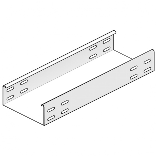 Лоток неперфорированный, 100 x 85 мм, L 3000 мм, толщина - 0.75 мм, (аналог 100х80) Сендзимир | код KG85.100.075 | Vergokan