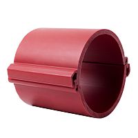 Труба разборная ПНД d160 мм (3 м) 750Н красная-Plast | код  tr-hdpe-160-750-red | EKF