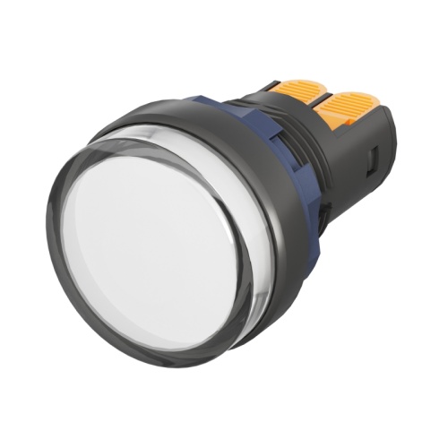 Сигнальный индикатор со встроенным диодом 9-24В, белый | код M22L-F24WPP | DKC