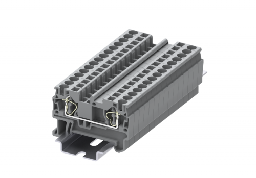 TC2.5-2-1-BU Клемма TC 1-1 проходная вставная пружин., сеч.2.5мм2, син., шт | код TC2.5-2-1-BU | SUPU