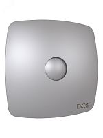 Вентилятор осевой вытяжной с обратным клапаном D125 декоративный | код RIO 5C Gray metal | DiCiTi