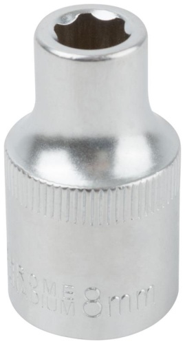 Головка 6-гранная CrV 1/2'' 8 мм | код 62038 | FIT фото 2