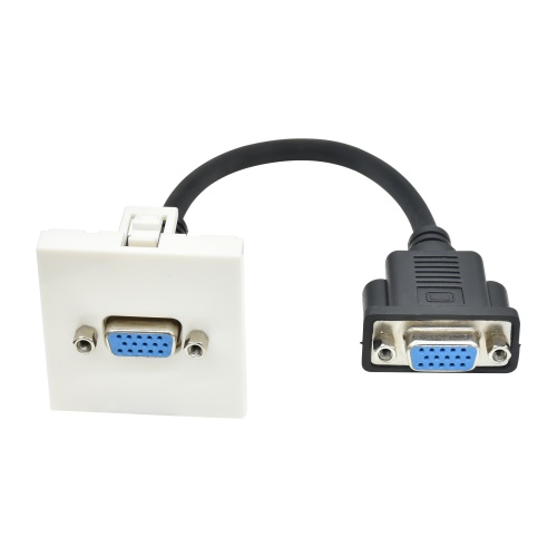 PRIMER РКМ-10-20-П Розетка VGA M/M (1 мод.) бел. IEK | код PR-KK40D-RV-0-1-K01 | IEK фото 5