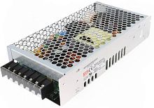 Источник питания AC-DC, 175Вт, ККМ, вход 85…264V AC, 47…63Гц /120…370В DC, выход 5В/35A, рег. вых 4.3…5.8В, изоляция 3000В AC, в кожухе 199х98х38мм, -40…+70С | код HRP-200-5 | MeanWell