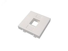 Адаптер Mosaic 45х45 мм для модуля Keystone, 1 порт, белый DATAREX | код DR-5301 | Datarex