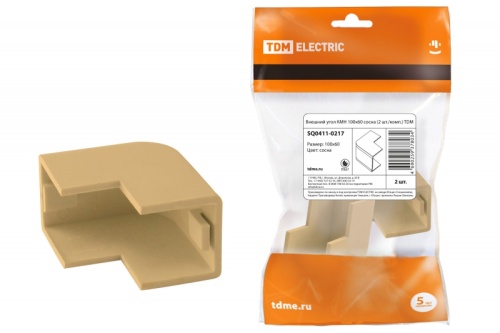 Внешний угол КМН 100х60 сосна (2 шт./комп.) TDM | код SQ0411-0217 | TDM