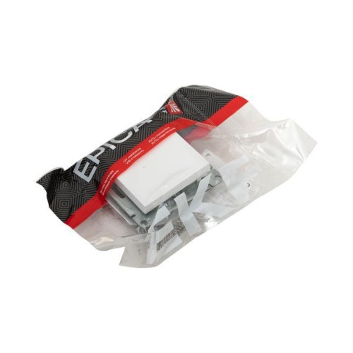 Выключатель кнопочный 1-кл. СП Эпика механизм бел. EKF UP1-SWW-13 фото 2