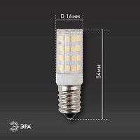 Лампа светодиодная LED 5 Вт 400Лм 2700К капсула теплый E14 170-265В LED T25-5W-CORN-827-E14 Standart | код Б0033030 | ЭРА