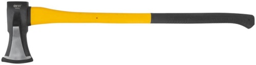 Топор-колун "ушастый" кованый 3000г фибергласовая длинная ручка FIT 46157 фото 7