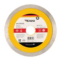 Диск алмазный отрезной сплошной 125x22.2x1.8x10 мм | код. KR-90-0111 | Kranz