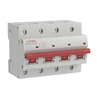 Автоматический выключатель модульный YON max типа MD125H, 10кА, 4 полюса, хар-ка C, 100А | код MD125H-4PC100 | DKC