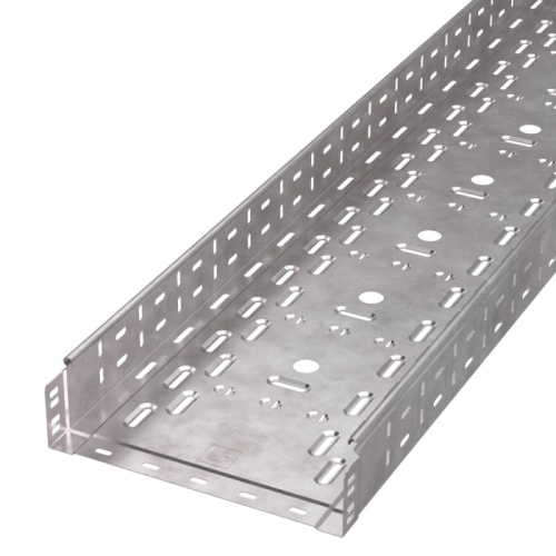 Лоток перфорированный Стандарт HDZ 300х80х3000 (0,8 мм) (6 м/уп) Промрукав | код PR16.1237 | ПРОМРУКАВ