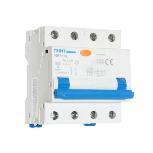 Автоматический выключатель дифференциального тока NB310L 3N 3P+N 6A 30mA, тип A, х-ка C, 6kA (CHINT) | код 660010 | CHINT Автоматический выключатель дифференциального тока NB310L 3N 3P+N 6A 30mA, тип A, х-ка C, 6kA (CHINT) | код 660010 | CHINT