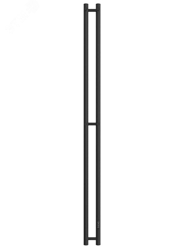 Полотенцесушитель электрический с диммером X-2 neo 120/8 цвет чёрный матовый | код 4657795059889 | ДВИН