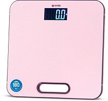 Весы напольные электронные Vitek VT-1968 макс.180кг розовый | код 2035055 | VITEK