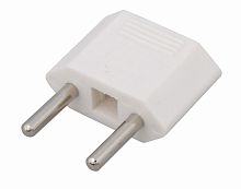 Сетевой переходник плоский Тефаль белый REXANT | код 11-1041 | REXANT