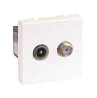 Connect Розетка TV-SAT винты графит | код K130A-14 | Simon