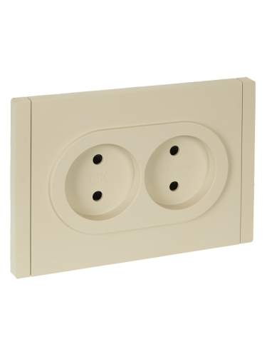 FORTE&PIANO Роз. 2-я без з/к с з/ш б/к 10А FP425 ван. IEK | код FP-R23-10-1-K10 | IEK