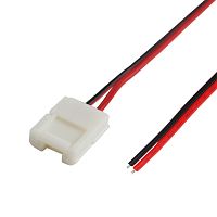 Коннектор питания для одноцветных светодиодных лент шириной 8 мм 120 диодов/метр LAMPER | код 144-012 | LAMPER