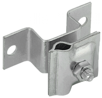 Дер.-заж. соед. пр. кр. 6-10мм оп. L=30-40мм оц. сталь IEK | код ZHC81-11-1-10-040 | IEK
