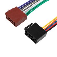 Разъем для автомагнитолы Евро ISO, 2 гнезда, (1шт.) REXANT | код 06-0127-C | REXANT