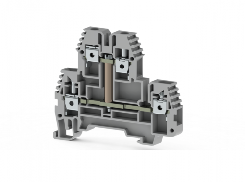 325 350, Клеммник 2-х ярусный, 4 мм.кв., с внутр.перемычкой, (бежевый), PIK 4RDK | код 0.0.0.3.25350 | KLEMSAN 325 350, Клеммник 2-х ярусный, 4 мм.кв., с внутр.перемычкой, (бежевый), PIK 4RDK | код 0.0.0.3.25350 | KLEMSAN