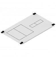 Лицевая панель 1хKVL00 и 5 модуля CP 1.4-2 K00 M (В300xШ350) | код 001339451 | ETI